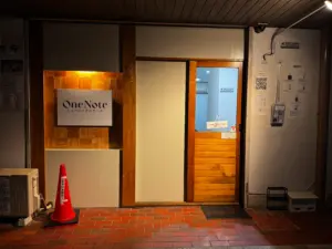北部レッスン場所のOneNoteミュージックスクールの店頭